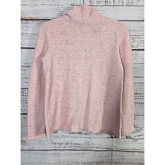 J. Crew Women's XS Pink Bowl Neck Sweater Long Sleeve Pullover knit Top - Picture 2 of 5